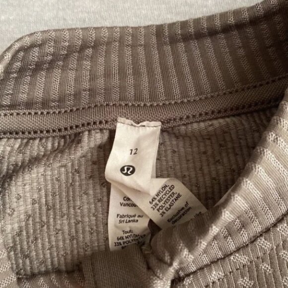 Lululemon Rest Less Pullover Textured Mink SZ 12 - Picture 8 of 8